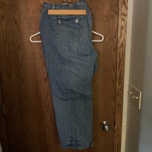 Distressed Crop Jeans